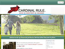 Tablet Screenshot of cardinal-rule.com